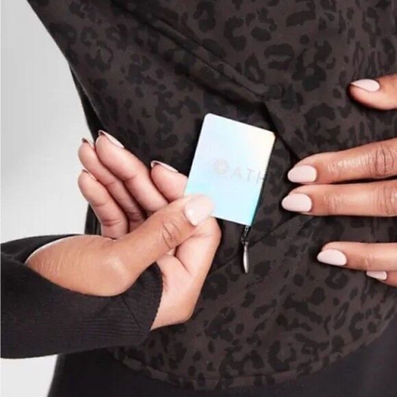 2 for $30 ATHLETA Triumph Black Leopard Print Hoodie - Picture 12 of 13